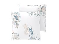 LIVARNO Set van 2 satijnen kussenslopen 60 x 50 cm (Wit)