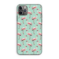 Flamingoprint groen: iPhone 11 Pro Max Tough Case