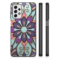 Samsung Galaxy A23 Bloemen Hoesje Purple Flower
