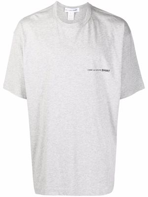 Comme Des Garçons Shirt t-shirt en coton à logo imprimé - Gris
