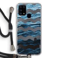 Oceaan: Samsung Galaxy M31 Transparant Hoesje met koord - thumbnail