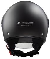 LS2 jethelm "of558 sphere ii solid" helmet of558 sphere i solid matt black gr. xxl