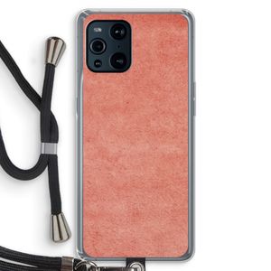 Marrakech Walls: Oppo Find X3 Transparant Hoesje met koord