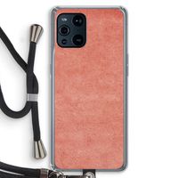 Marrakech Walls: Oppo Find X3 Transparant Hoesje met koord