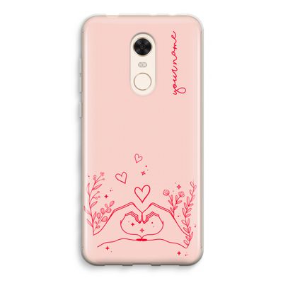 Love is in the air: Xiaomi Redmi 5 Transparant Hoesje