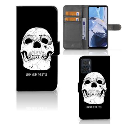 Telefoonhoesje met Naam Motorola Moto E22 | E22i Skull Eyes