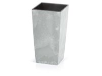 Prosperplast Bloempot (30 x 30 x 55 cm, Grijs in betonlook) - thumbnail