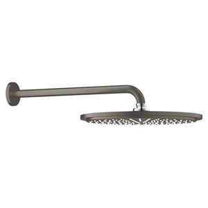 Grohe Regendoucheset Rainshower Cosmopolitan Metal 31 cm met Wandarm Hard Graphite Geborsteld