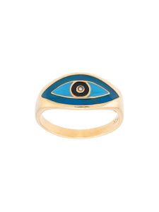 Nialaya Jewelry bague Evil Eye - Or