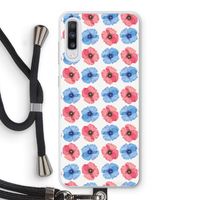 Klaproosjes: Samsung Galaxy A70 Transparant Hoesje met koord
