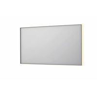 INK SP32 spiegel - 140x4x80cm rechthoek in stalen kader incl indir LED - verwarming - color changing - dimbaar en schakelaar - geborsteld RVS 8410083