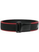 Alexander McQueen ceinture ajustable à logo imprimé - Noir