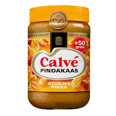 Calvé - Pindakaas met stukjes pinda - 650g