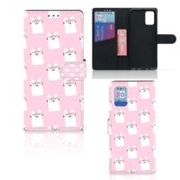 Samsung Galaxy A02s | M02s | Telefoonhoesje | Met pasjeshouder | Sleeping Cats