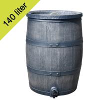 Roto regenton 140 liter bruin met 3/4" messing - thumbnail