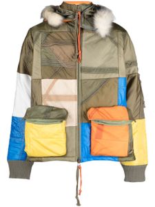 Greg Lauren veste Parachute Scrapwrk à couleurs - Vert