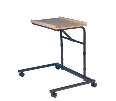 Stoelleestafel | Verrijdbaar | Met opstaande rand | Tafelblad: L 60 x B 40 cm | Verstelbaar | PR60195