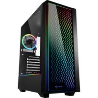 Sharkoon RGB LIT 200 tower behuizing USB 3.2, Window-Kit