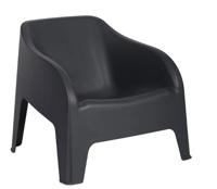 Tuinstoel Petra antraciet Toomax - Toomax