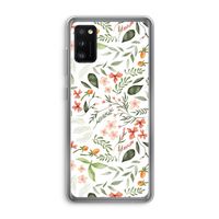 Sweet little flowers: Samsung Galaxy A41 Transparant Hoesje