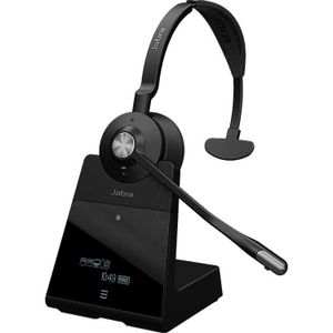 Jabra Engage 75 Mono Headset Draadloos Hoofdband, Neckband Kantoor/callcenter Bluetooth Zwart