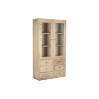 Display Standaard Home ESPRIT Kristal Mindi hout 100 x 40 x 185 cm