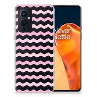 OnePlus 9 TPU bumper Waves Roze - thumbnail