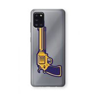 Pew Pew Pew: Samsung Galaxy A31 Transparant Hoesje