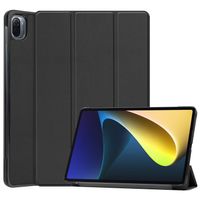 Basey Xiaomi Mi Pad 5 Hoesje Kunstleer Hoes Case Cover -Zwart - thumbnail