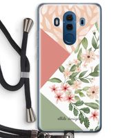 Sweet heaven geometrics: Huawei Mate 10 Pro Transparant Hoesje met koord