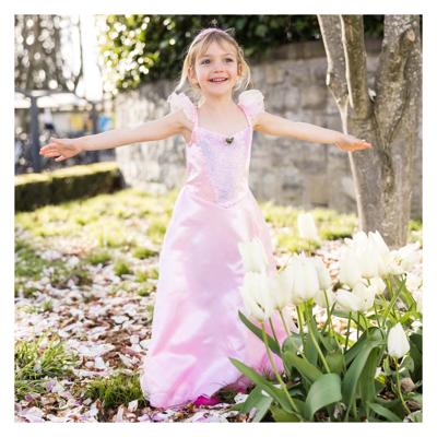 Great Pretenders Verkleedjurk prinses roze - 5-6 jaar