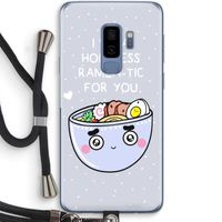 I'm A Hopeless Ramen-Tic For You: Samsung Galaxy S9 Plus Transparant Hoesje met koord