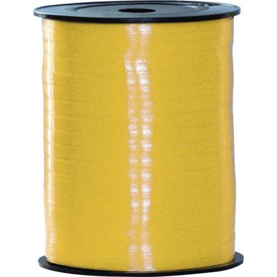 Sierlint of cadeaulint - geel - dun - 500 meter x 0.5 cm - Feestartikelen en versiering