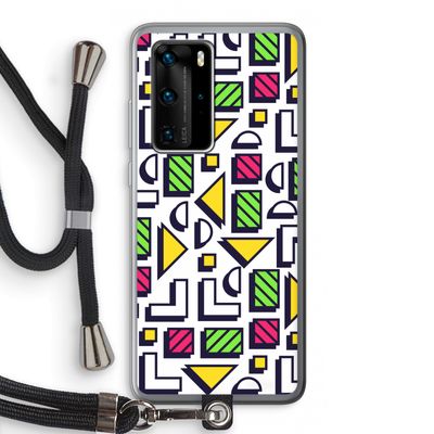 8-bit N°4: Huawei P40 Pro Transparant Hoesje met koord