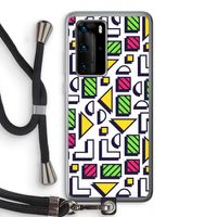 8-bit N°4: Huawei P40 Pro Transparant Hoesje met koord