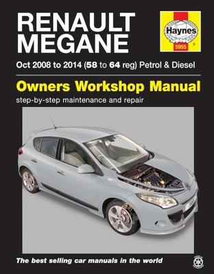 Haynes Werkplaatshandboek Renault Megane (Okt 2008-2014) 5955
