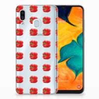 Samsung Galaxy A30 | Siliconen Case | Paprika Red