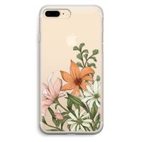 Floral bouquet: iPhone 7 Plus Transparant Hoesje