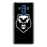 Angry Bear (black): Huawei Mate 10 Pro Transparant Hoesje