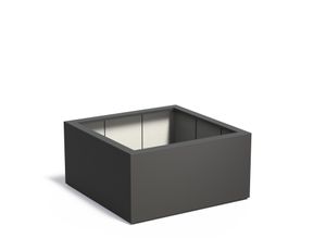 Polyester plantenbak CARREZ 120x120x60cm.