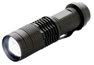XD Collection zaklamp Cree led batterij 85 lm 9 cm alu zwart