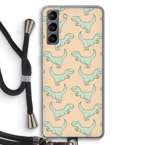 Dinos: Samsung Galaxy S21 Transparant Hoesje met koord