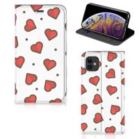 Apple iPhone 11 | Hoesje met Magneet | Hearts