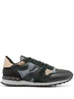 Valentino Garavani baskets Camouflage Rockrunner - Bleu - thumbnail