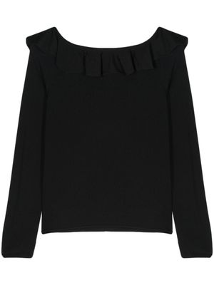 Semicouture pull à volants - Noir