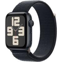 Apple Watch SE GPS 44mm alu middernacht sportband - thumbnail