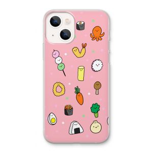 Happy bento friends: iPhone 13 Transparant Hoesje