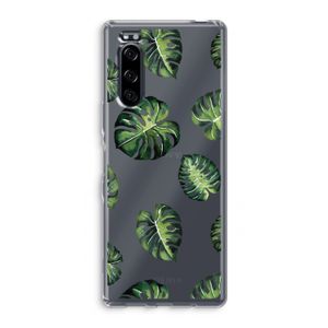 Tropische bladeren: Sony Xperia 5 Transparant Hoesje