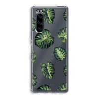 Tropische bladeren: Sony Xperia 5 Transparant Hoesje