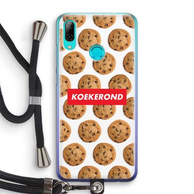 Koekerond: Huawei P Smart (2019) Transparant Hoesje met koord